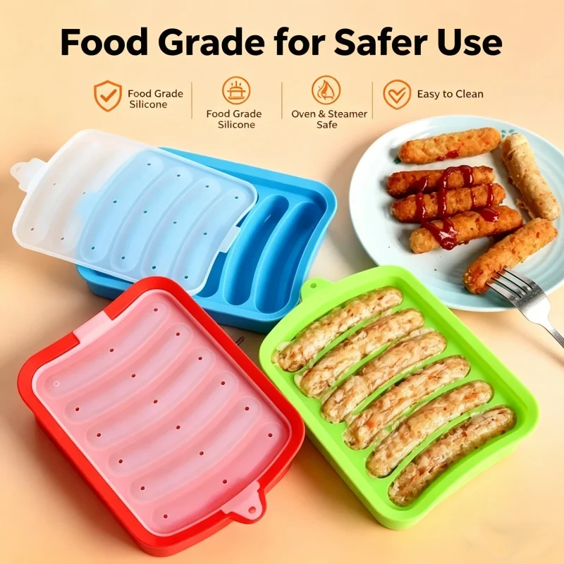 Baby Food Bites - Форма для сосисок из пищевого силикона