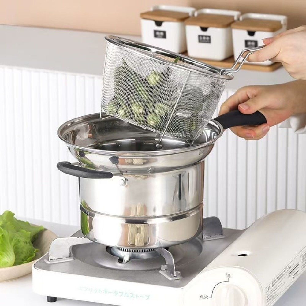 Baby Food Strainer - 4 шт. прочная фритюрница из нержавеющей
