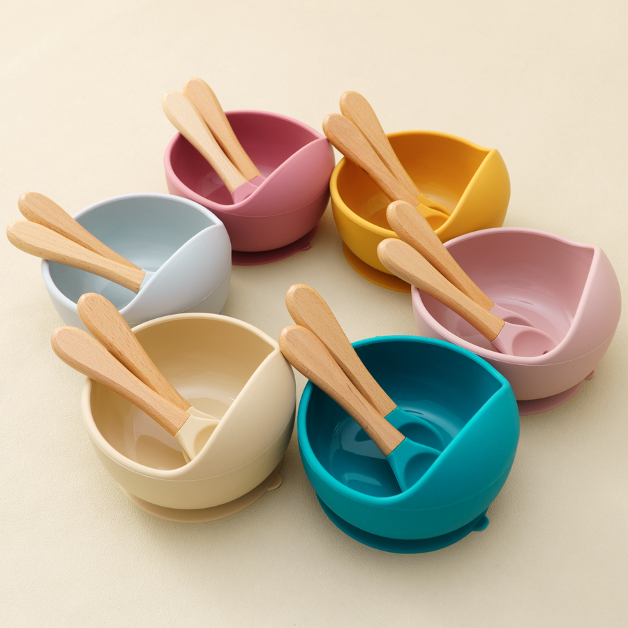 Baby Food Table - Mamaplan 3 шт. детский силиконовый набор