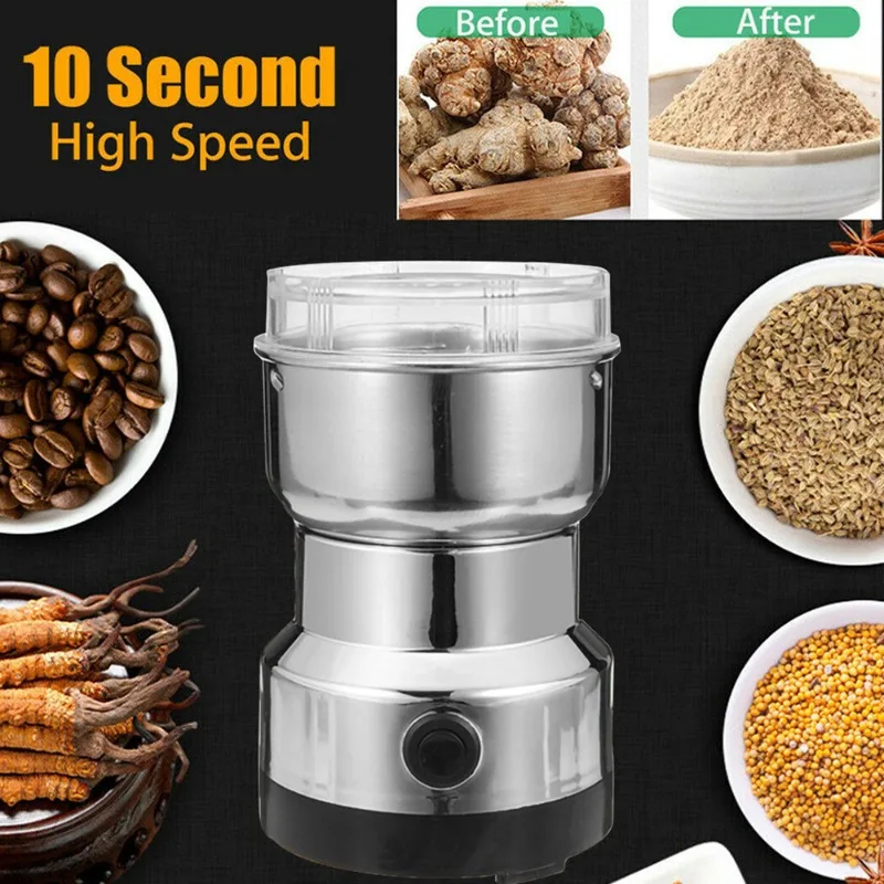 Baby Food Grinder - Электрическая кофемолка 110-220В для дома, кухни,
