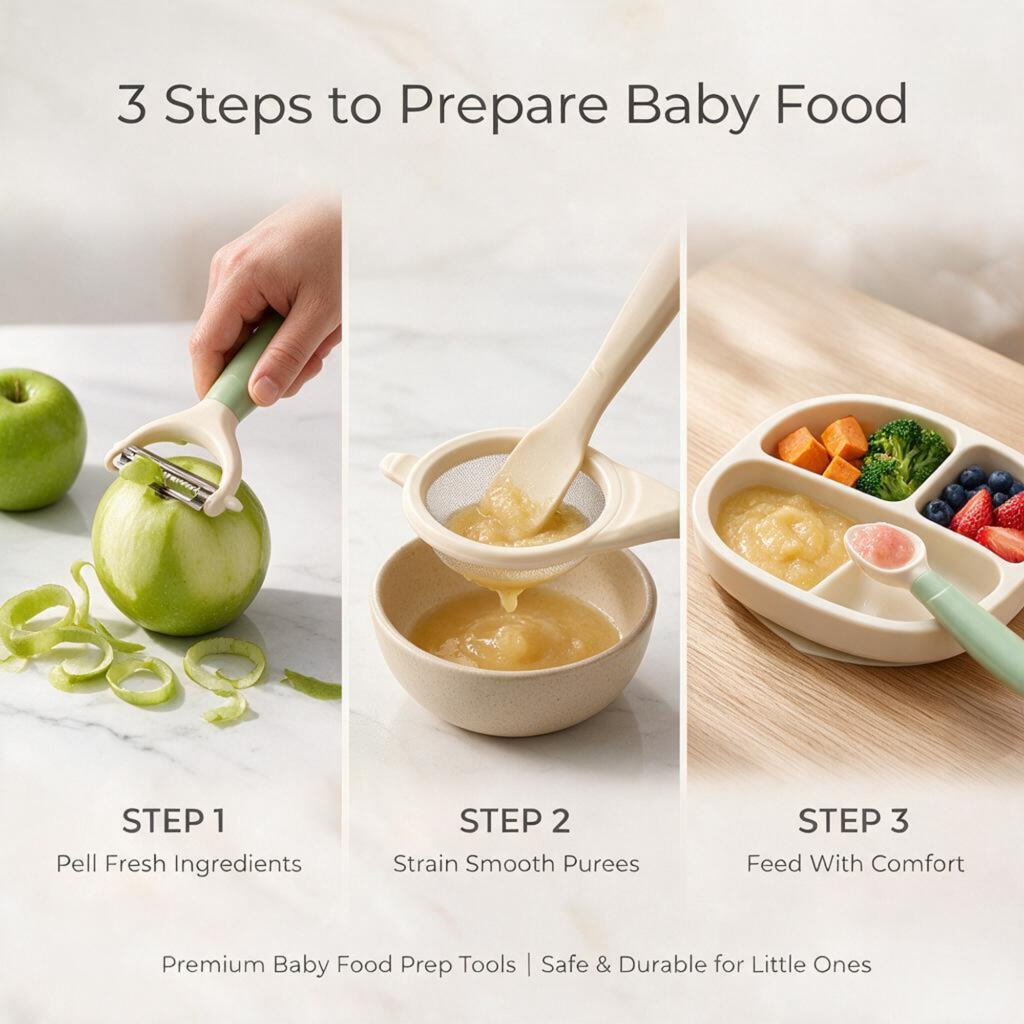 Набор для приготовления детско – обзор и цена Baby Food Strainer