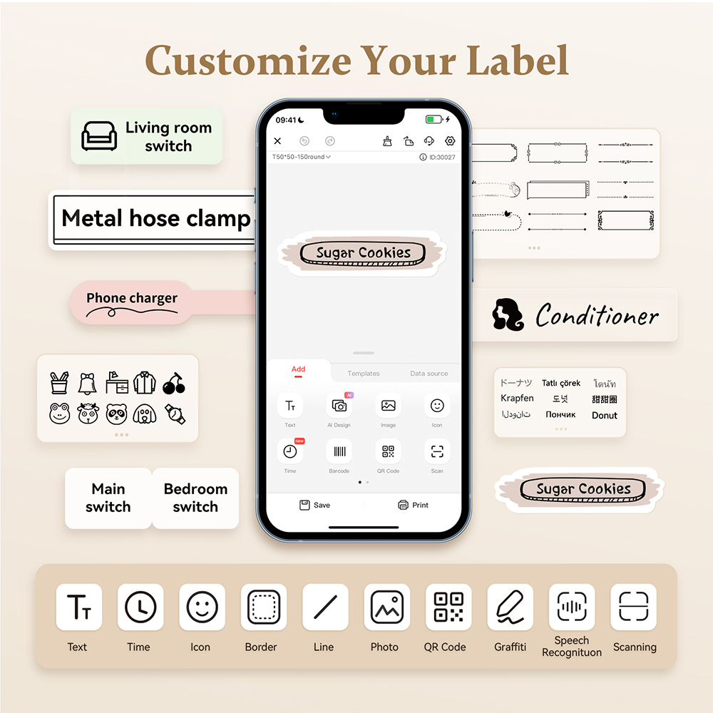 Мини-принтер для лент Niimbot: – обзор и цена Baby Food Label